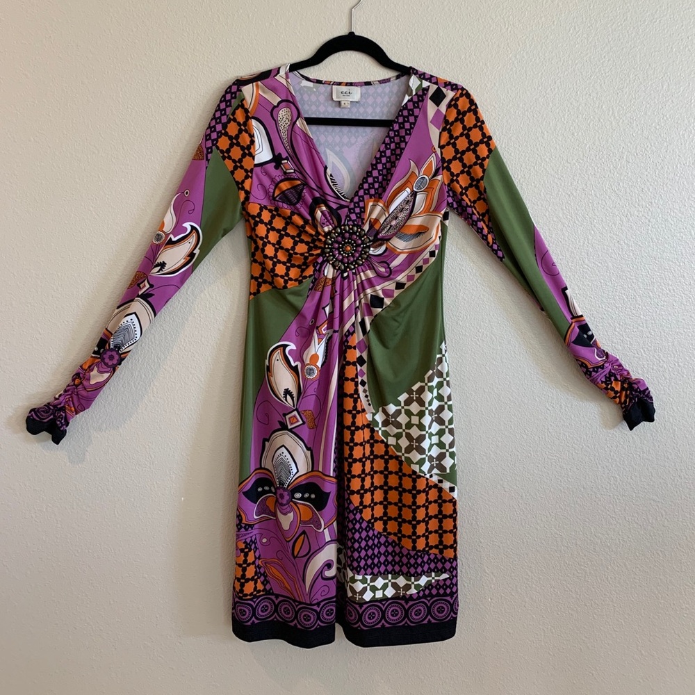 ECI New York Patterned Dress